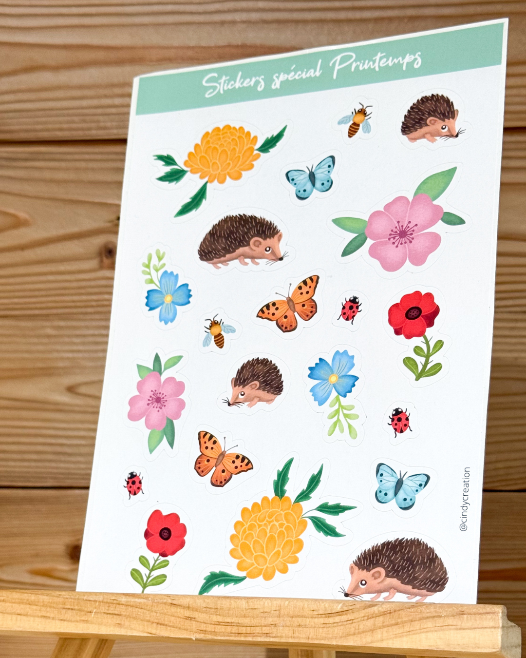 Stickers Printemps Cindy