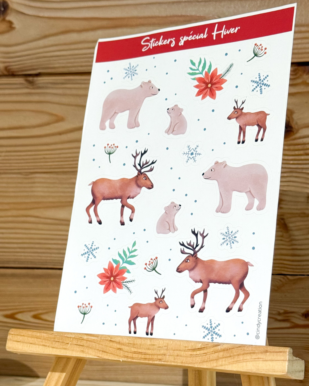 Stickers Hiver Cindy