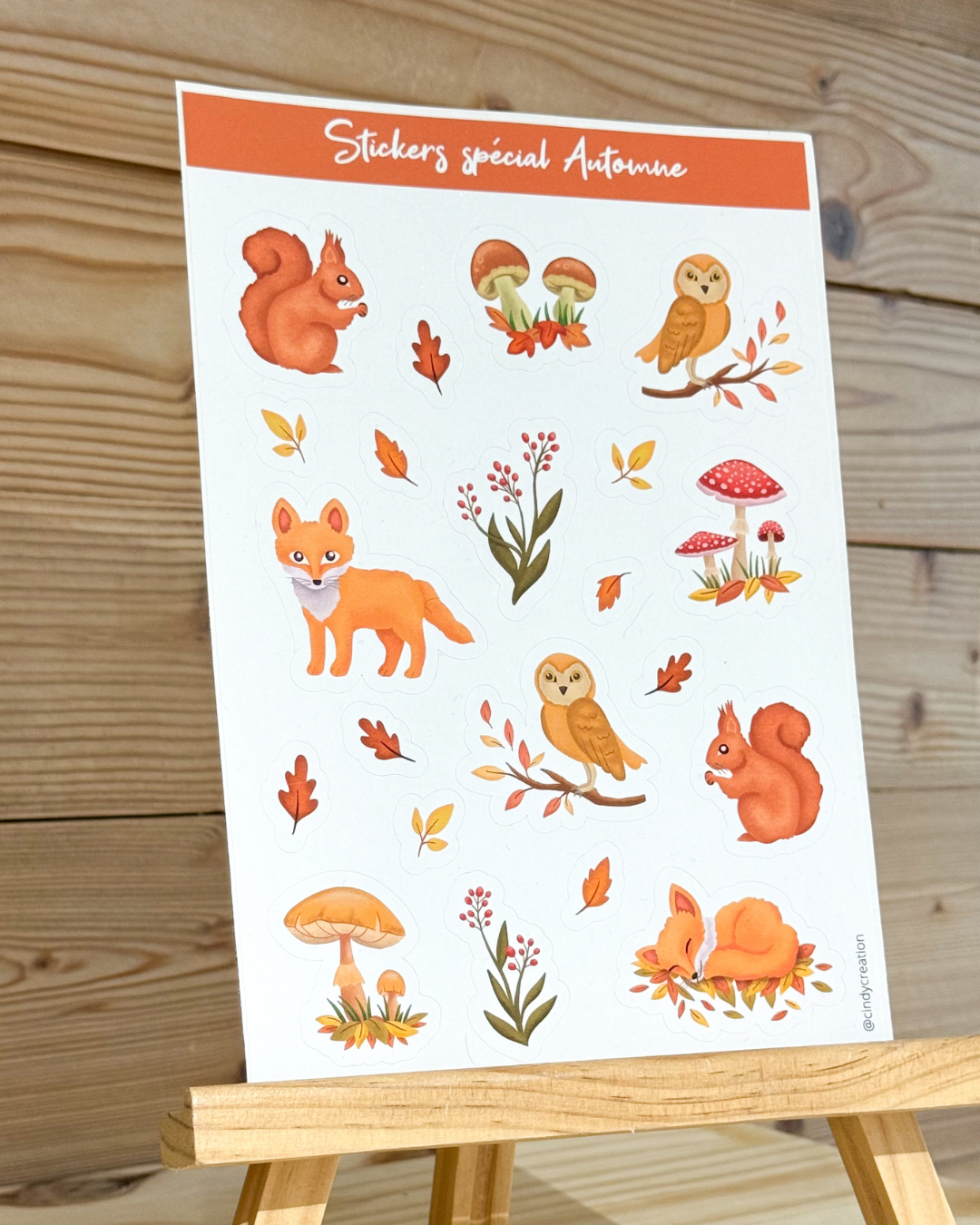 Stickers Automne Cindy