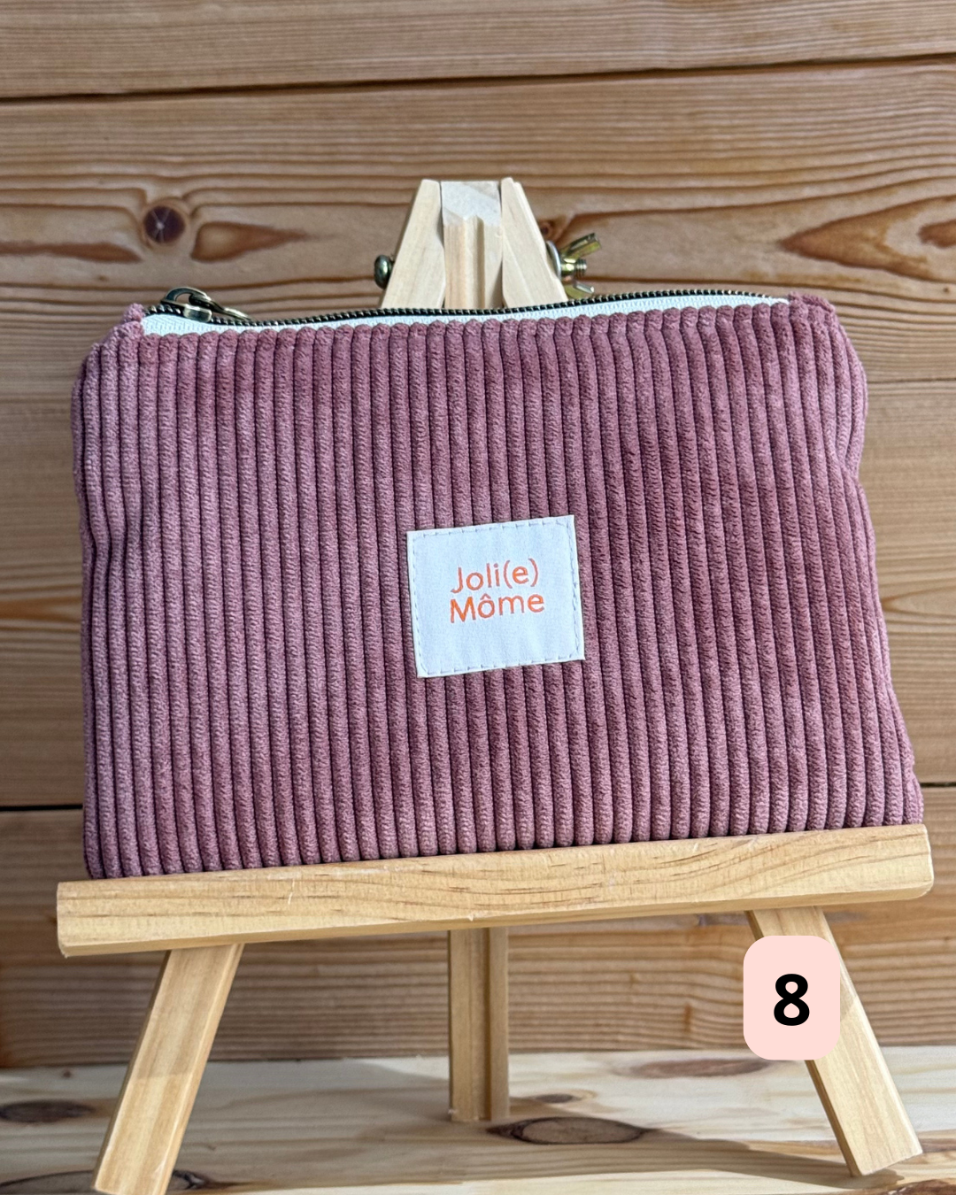 Trousse Velours Cotelé Ephemere