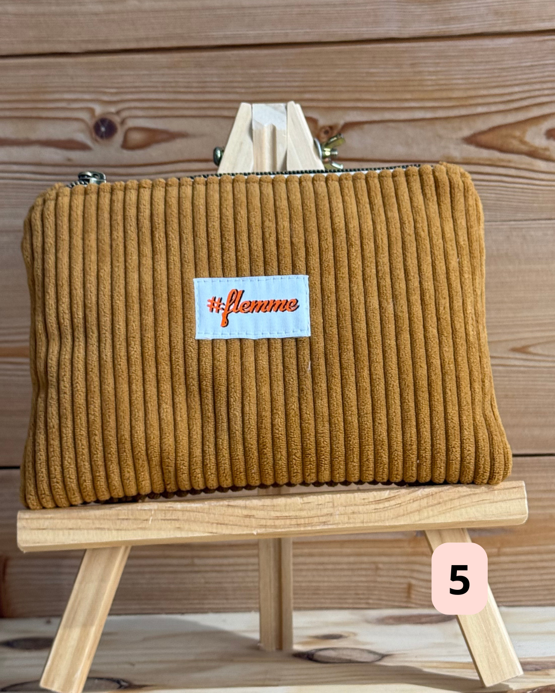 Trousse Velours Cotelé Ephemere