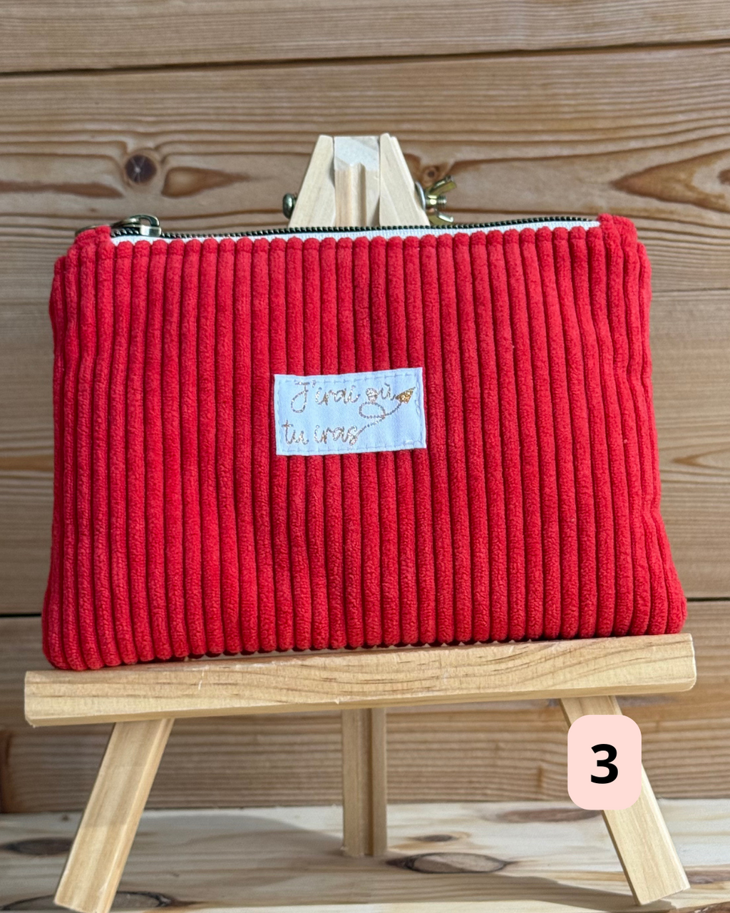 Trousse Velours Cotelé Ephemere