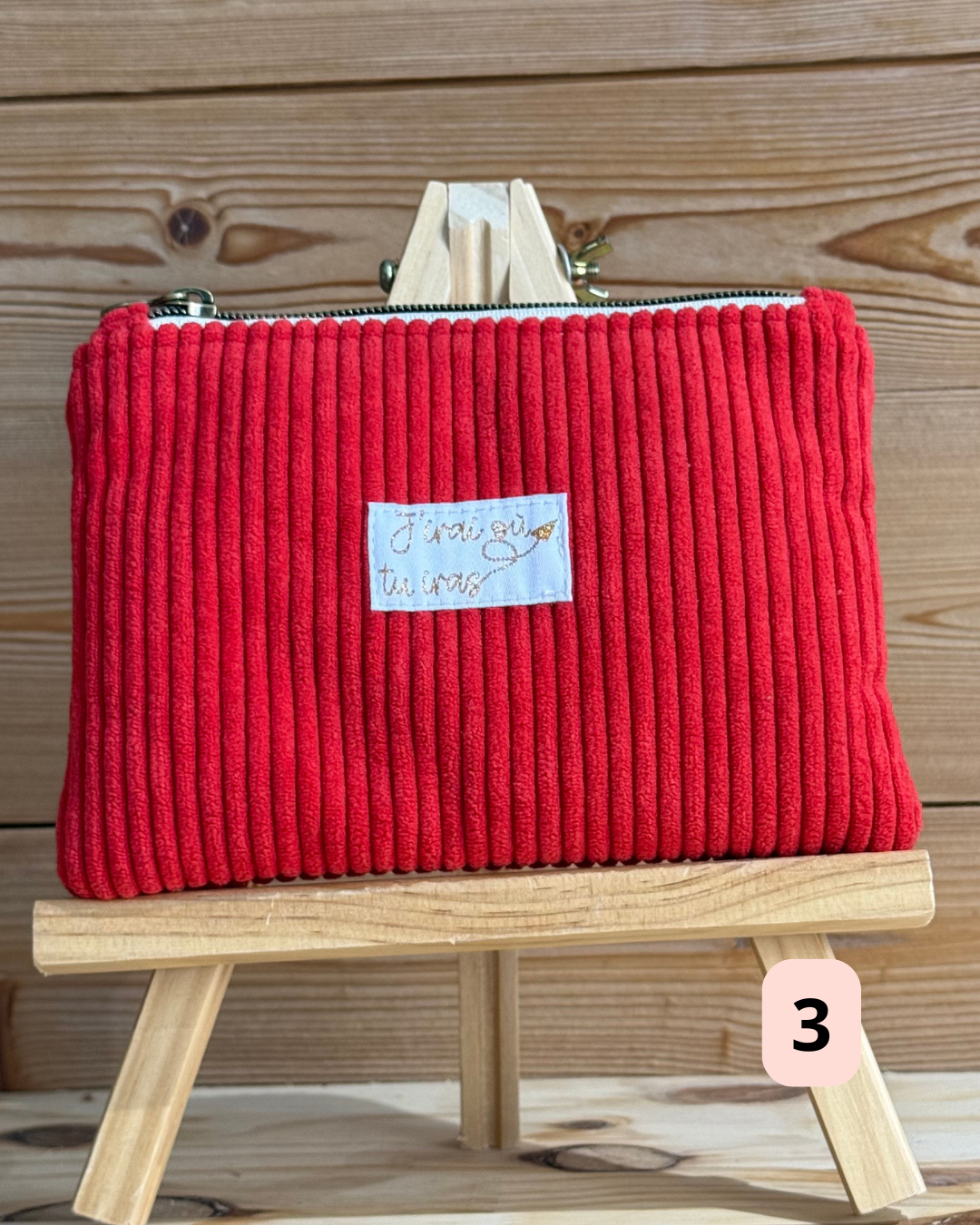 Trousse Velours Cotelé Ephemere