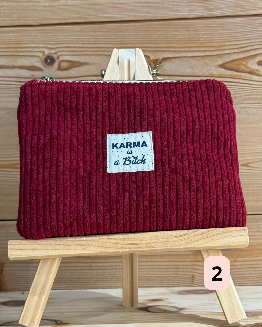 Trousse Velours Cotelé Ephemere