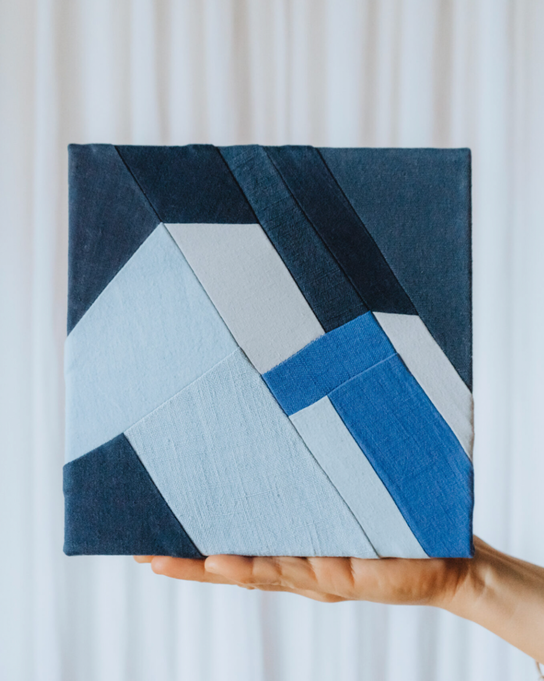 Mini tableau montagne Bleu