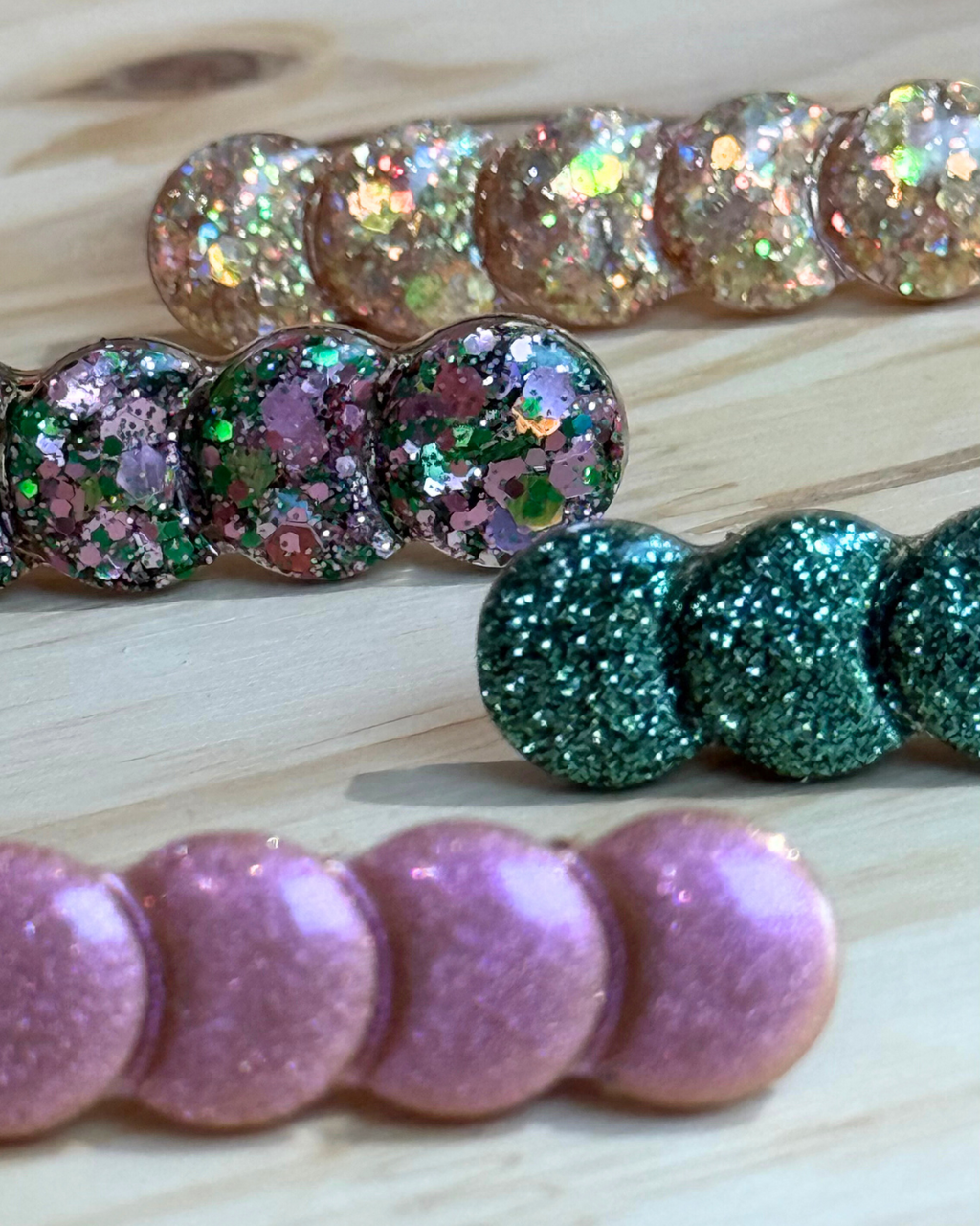 Barrette Ronds (coloris au choix)