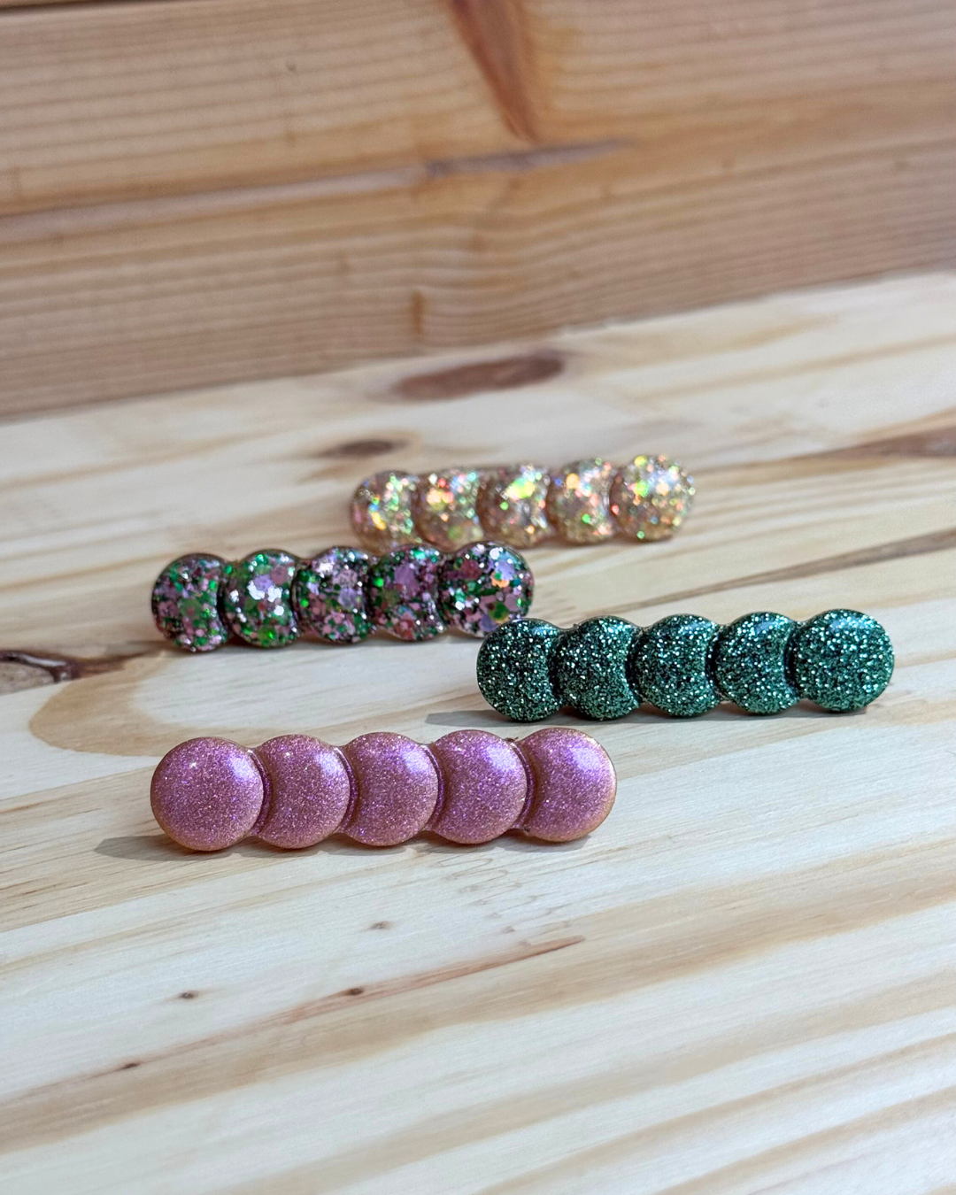 Barrette Ronds (coloris au choix)