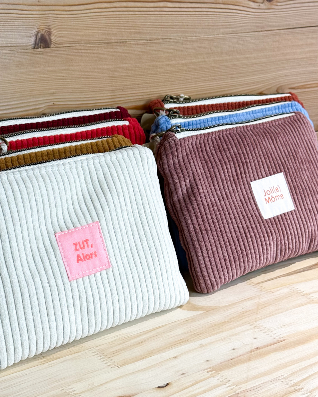 Trousse Velours Cotelé Ephemere